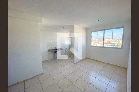 Sala de apartamento para alugar com 2 quartos, 48m² em Jk, Contagem