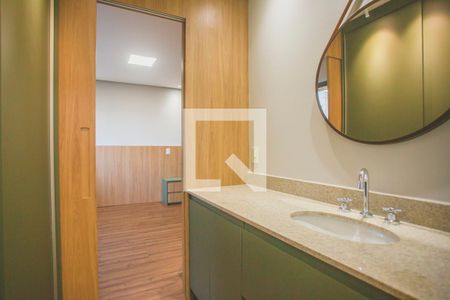 Banheiro de kitnet/studio para alugar com 1 quarto, 28m² em Vila Clementino, São Paulo