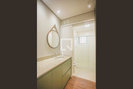 Banheiro de kitnet/studio para alugar com 1 quarto, 28m² em Vila Clementino, São Paulo