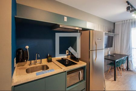 Studio à venda com 27m², 1 quarto e sem vagaCozinha