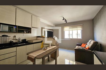 Sala / Cozinha de apartamento à venda com 1 quarto, 32m² em Jardim Cidália, São Paulo