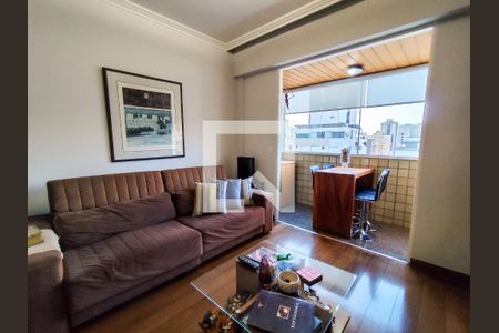 Sala de apartamento para alugar com 3 quartos, 100m² em Lourdes, Belo Horizonte