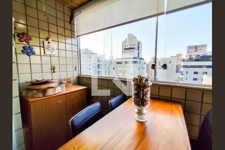 Varanda da Sala de apartamento para alugar com 3 quartos, 100m² em Lourdes, Belo Horizonte