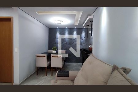 Sala de apartamento para alugar com 2 quartos, 47m² em Cabral, Contagem
