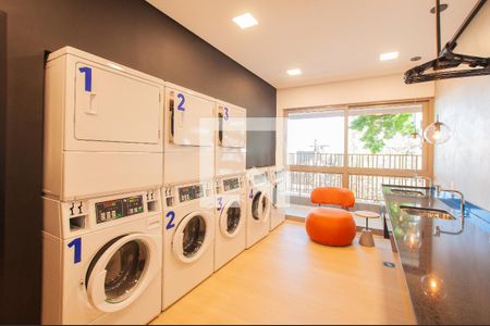 Studio à venda com 27m², 1 quarto e sem vagaLavanderia