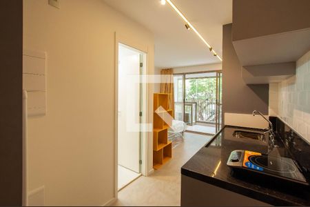 Studio à venda com 27m², 1 quarto e sem vagaCozinha