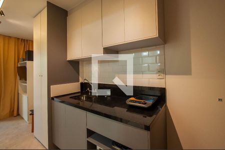 Studio à venda com 27m², 1 quarto e sem vagaCozinha