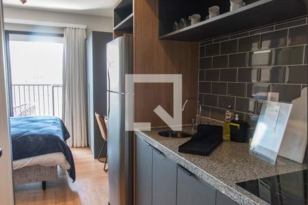 Studio à venda com 27m², 1 quarto e sem vaga Studio à venda com 27m², 1 quarto e sem vagaCozinha