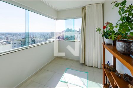 Varanda de apartamento à venda com 4 quartos, 202m² em Buritis, Belo Horizonte
