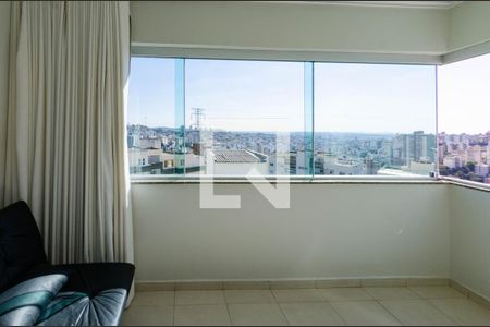 Varanda de apartamento à venda com 4 quartos, 202m² em Buritis, Belo Horizonte