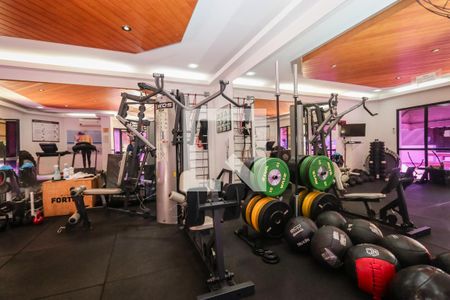 Apartamento para alugar com 240m², 4 quartos e 4 vagas Apartamento para alugar com 240m², 4 quartos e 4 vagasÁrea comum - Academia