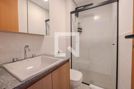 Banheiro de apartamento para alugar com 1 quarto, 24m² em Bela Vista, São Paulo