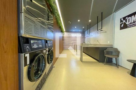 Studio à venda com 33m², 1 quarto e sem vagaLavanderia