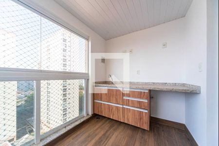 Varanda da Sala de apartamento para alugar com 2 quartos, 62m² em Vila Assunção, Santo André