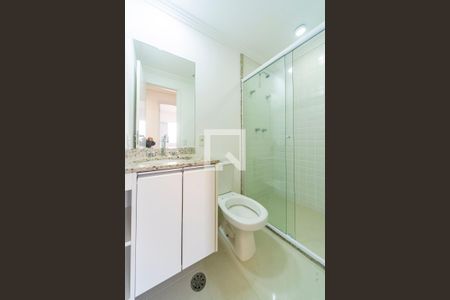 Banheiro de apartamento para alugar com 2 quartos, 62m² em Vila Assunção, Santo André