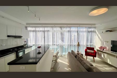 Apartamento para alugar com 85m², 2 quartos e 1 vagaSala e cozinha 