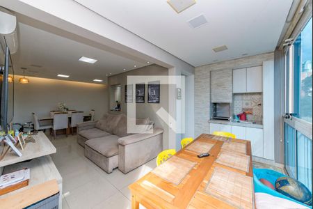 Varanda da Sala de apartamento para alugar com 3 quartos, 88m² em Havaí, Belo Horizonte