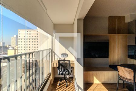 Studio à venda com 30m², 1 quarto e 1 vagaVaranda