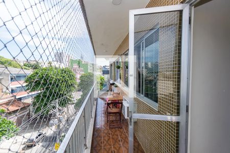 Varanda da Sala de apartamento para alugar com 3 quartos, 109m² em Ramos, Rio de Janeiro