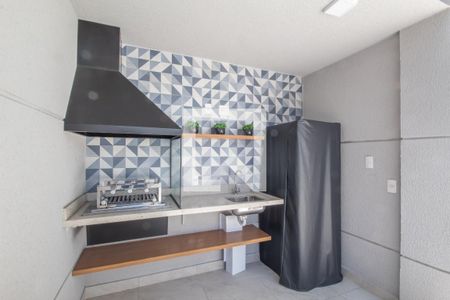 Área comum - Churrasqueira de apartamento para alugar com 1 quarto, 35m² em Centro, Osasco