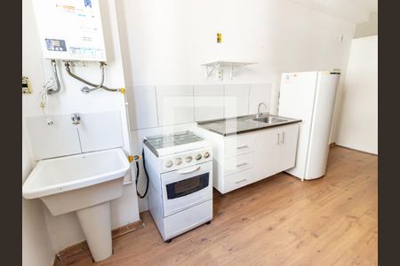 Sala/Cozinha de apartamento à venda com 1 quarto, 35m² em Brás, São Paulo