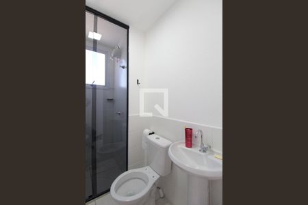 Banheiro  de apartamento à venda com 2 quartos, 48m² em Serrano, Belo Horizonte