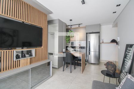 Sala de apartamento à venda com 1 quarto, 45m² em Centro, Campinas