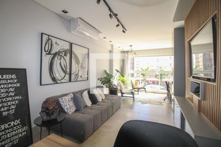 Sala de apartamento à venda com 1 quarto, 45m² em Centro, Campinas