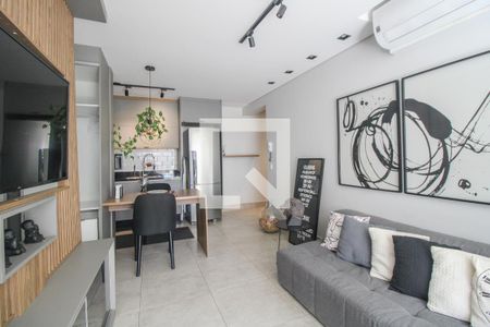 Sala de apartamento à venda com 1 quarto, 45m² em Centro, Campinas