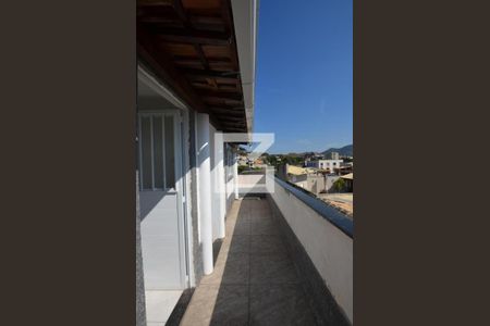 Varanda do Sala/Quarto de kitnet/studio para alugar com 1 quarto, 26m² em Praça Seca, Rio de Janeiro