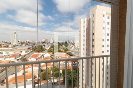 Varanda da Sala de apartamento para alugar com 1 quarto, 29m² em Parque Vitoria, São Paulo