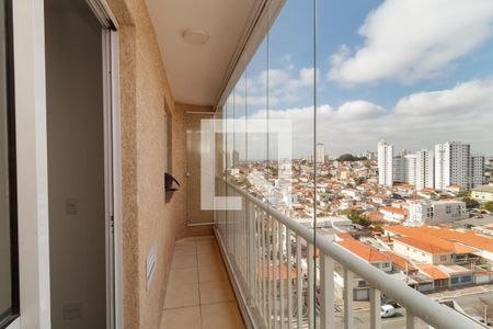 Varanda da Sala de apartamento para alugar com 1 quarto, 29m² em Parque Vitoria, São Paulo