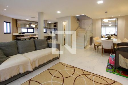 Sala de casa de condomínio à venda com 4 quartos, 360m² em Barra da Tijuca, Rio de Janeiro