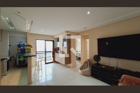 Sala de apartamento para alugar com 2 quartos, 55m² em Vila Caiçara, Praia Grande