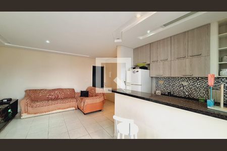 Sala de apartamento para alugar com 2 quartos, 55m² em Vila Caiçara, Praia Grande