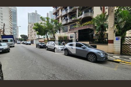 Vista da Rua de apartamento para alugar com 2 quartos, 76m² em Pompéia, Santos
