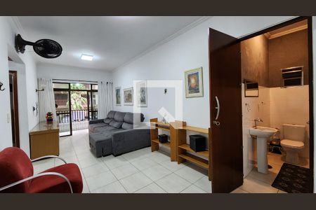 Detalhe Sala de apartamento para alugar com 2 quartos, 76m² em Pompéia, Santos