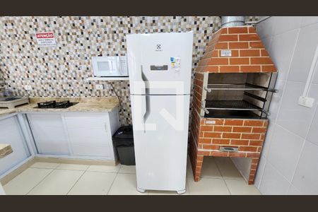 Área comum - Churrasqueira de apartamento para alugar com 2 quartos, 76m² em Pompéia, Santos