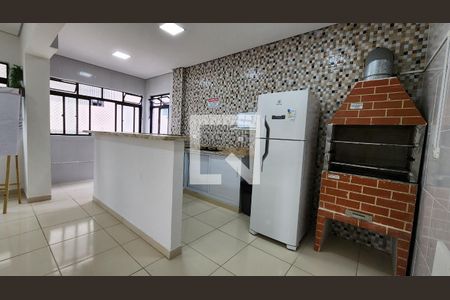 Área comum - Churrasqueira de apartamento para alugar com 2 quartos, 76m² em Pompéia, Santos