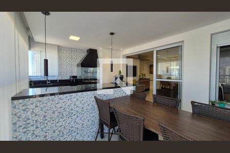 Varanda da Sala de apartamento à venda com 3 quartos, 113m² em Centro, Santo André