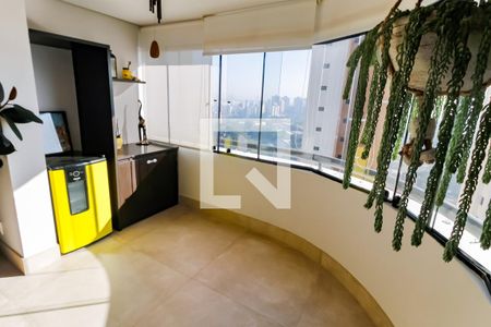 Varanda da Sala de apartamento para alugar com 3 quartos, 115m² em Fazenda Morumbi, São Paulo