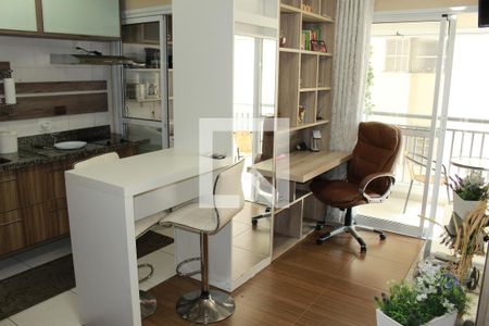 Sala de apartamento para alugar com 1 quarto, 40m² em República, São Paulo