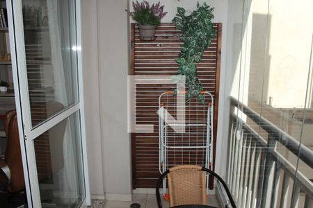 Varanda da Sala de apartamento para alugar com 1 quarto, 40m² em República, São Paulo