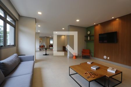 Apartamento para alugar com 28m², 1 quarto e sem vagaÁrea comum - Salão de festas