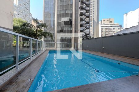 Studio para alugar com 28m², 1 quarto e sem vagaÁrea comum - Piscina