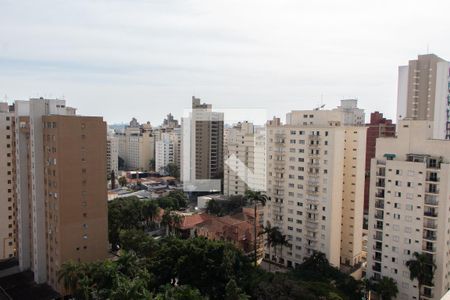 VISTA DA SACADA de apartamento à venda com 3 quartos, 170m² em Centro, Campinas