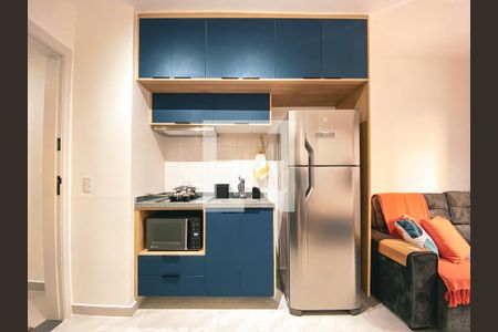 Cozinha de apartamento para alugar com 1 quarto, 25m² em Butantã, São Paulo