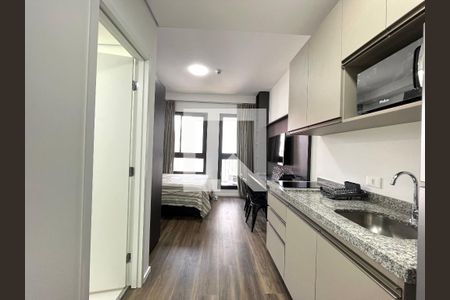 Studio para alugar com 21m², 1 quarto e sem vagaCozinha 