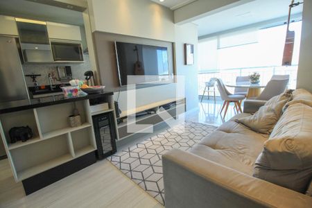 Sala de apartamento para alugar com 2 quartos, 60m² em Vila Regente Feijó, São Paulo