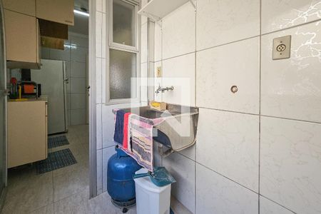 Área de serviço  de apartamento para alugar com 1 quarto, 99m² em Balneario Cidade Atlantica, Guarujá
